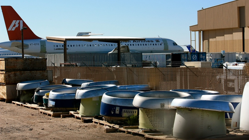 Illustration for article titled The World's Most Bizarre Aircraft Graveyards